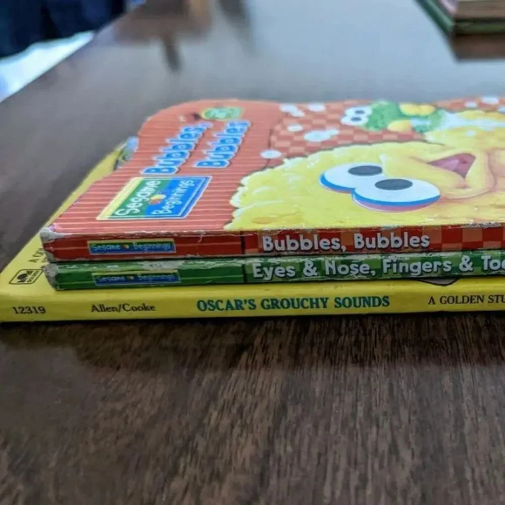 Sesame Street Bundle of 3 children's board books